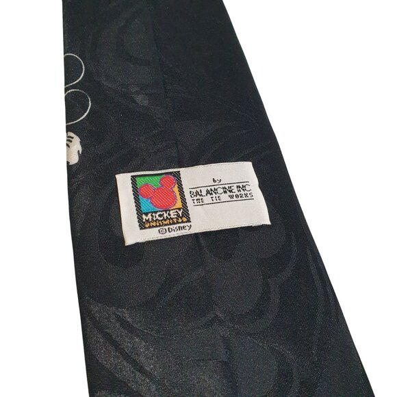 Disney Mickey Mouse Necktie Polyester Character Design Mens Fashion Accessory - Picture 2 of 5